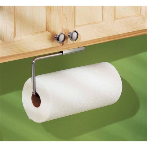 stainless steel under cabinet paper towel holder|cabinet mounted paper towel holder.